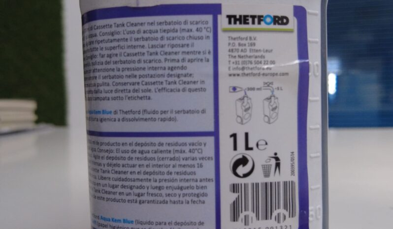 CASSETTE TANK CLEANER THETFORD 1L lleno