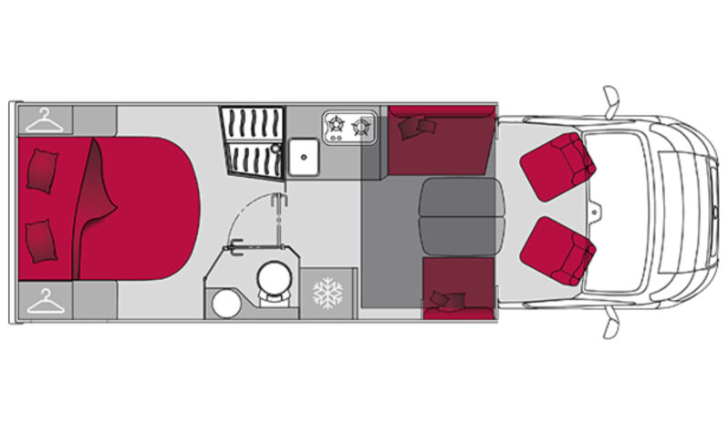 AUTOCARAVANA PILOTE P740FC ÉVIDENCE lleno