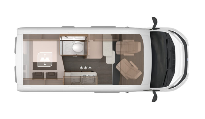 CAMPER KNAUS BOXLIFE PRO 540 ROAD lleno