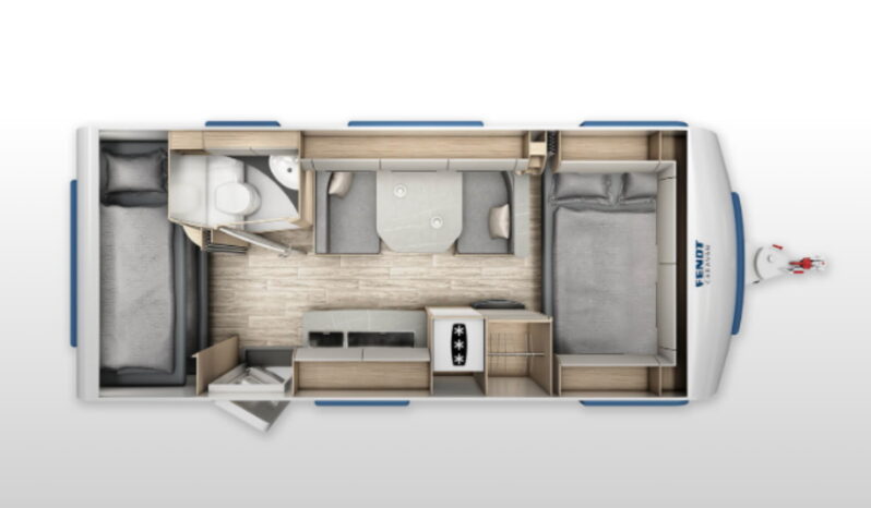 CARAVANA FENDT BIANCO 515 SKM lleno