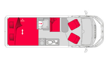 CAMPER PILOTE V633M EXPRESSION lleno