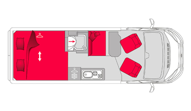 CAMPER PILOTE V633M EXPRESSION lleno