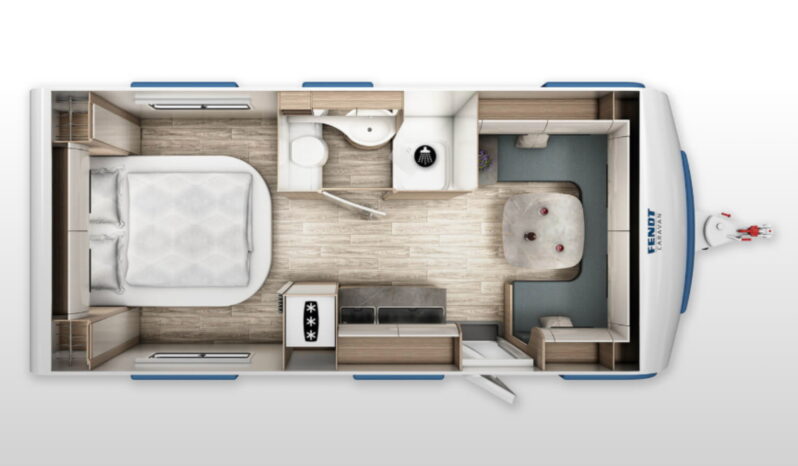 CARAVANA FENDT TENDENZA 560 SFDW lleno