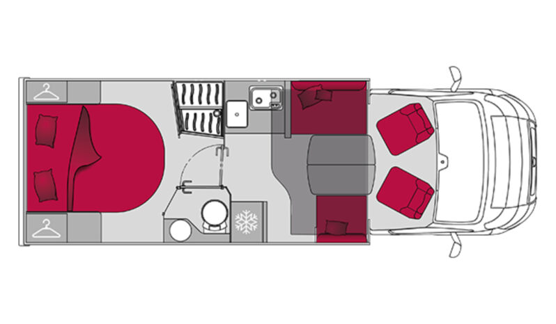 AUTOCARAVANA PILOTE P720FC (Evidence) lleno