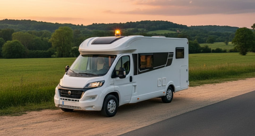 autocaravanas aragon baliza V16 para autocaravanas luz de preseñalización v16 para autocaravanas y campers baliza v16 para autocaravanas con ventosa