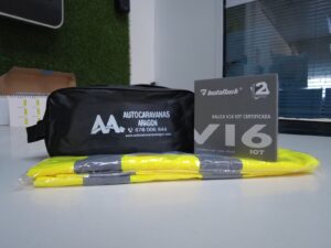Autocaravanas aragon kit v16 chaleco y estuche