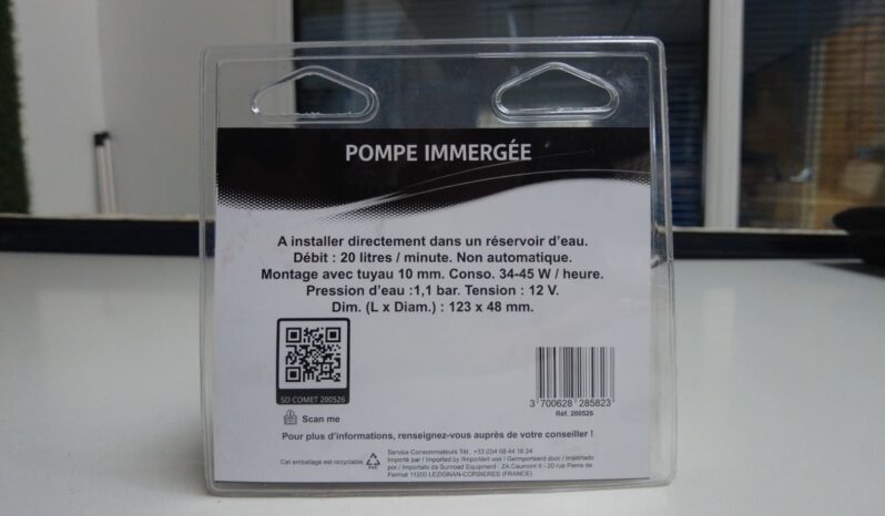 BOMBA DE AGUA VIP PLUS COMET 20 L/MIN – 1’1 BAR lleno