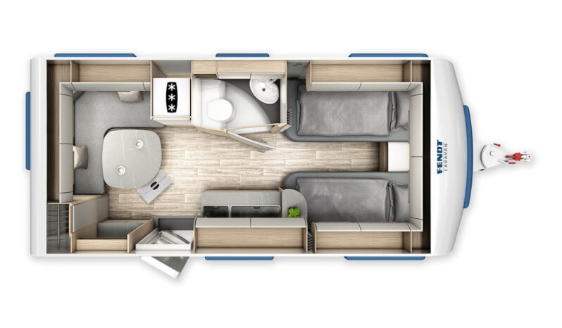 CARAVANA FENDT BIANCO ACTIV 465 SGE lleno