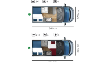 CAMPER GIOTTILINE GIOTTIVAN 54T lleno